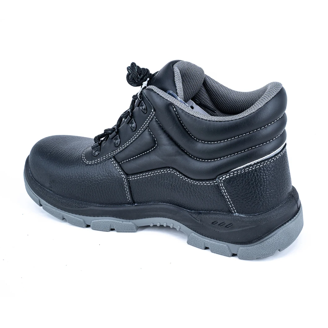 CE Sport Steel Toe PU Outsole Leather Safety Work Shoes Boots Footwear Sneakers