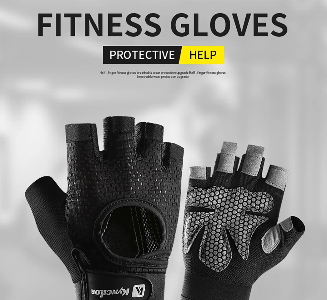 Fitness Sports Training Weightlifting Gloves Half Finger Cycling Riding Gloves