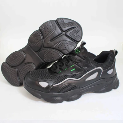 안전 신발 남성용 캐주얼 산업 보호 플라스틱 발가락 안전 신발